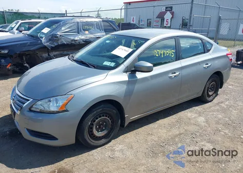 2013 Nissan Sentra S/Sv/Sr/Sl from USA, damaged, VIN 3N1AB7AP7DL647798